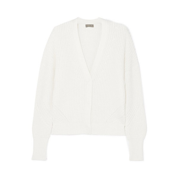 Brynn Ribbed Cotton-Blend Cardigan from J.Crew