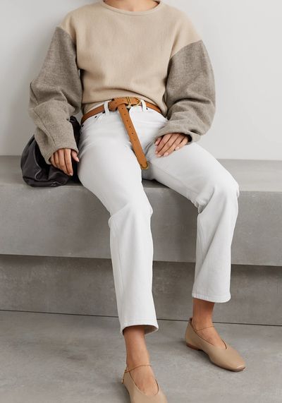 Two-Tone Wool Sweater from Aaizél