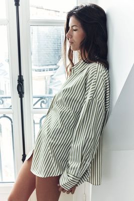 Striped Poplin Shirt from Zara
