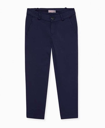 Navy Elio Boy Chinos from La Coqueta