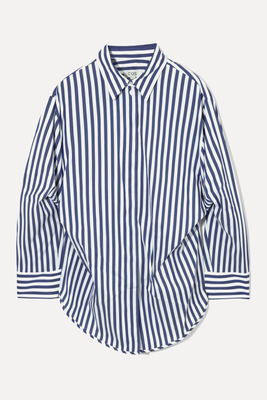 Oversized Waisted Striped Shirt from COS