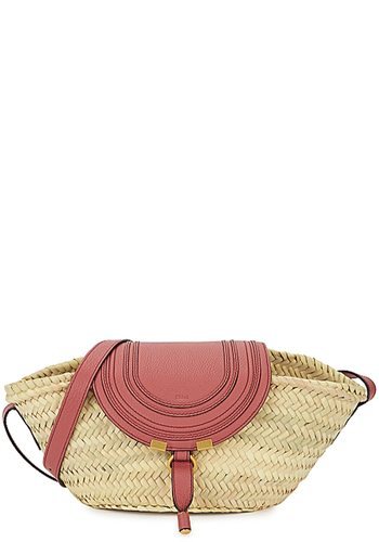 Marcie Mini Raffia Basket Bag from Chloé