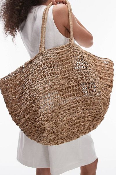 Timi Woven Straw Tote Bag