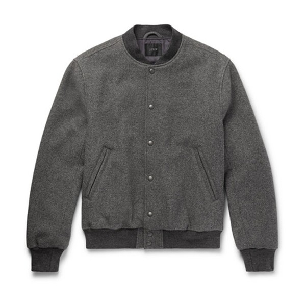Stadium Wool-Blend Bomber Jacket from J.Crew