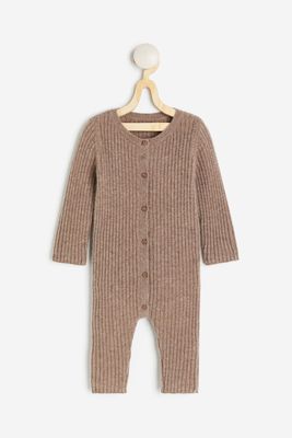 Rib-Knit Cashmere Romper Suit  from H&M
