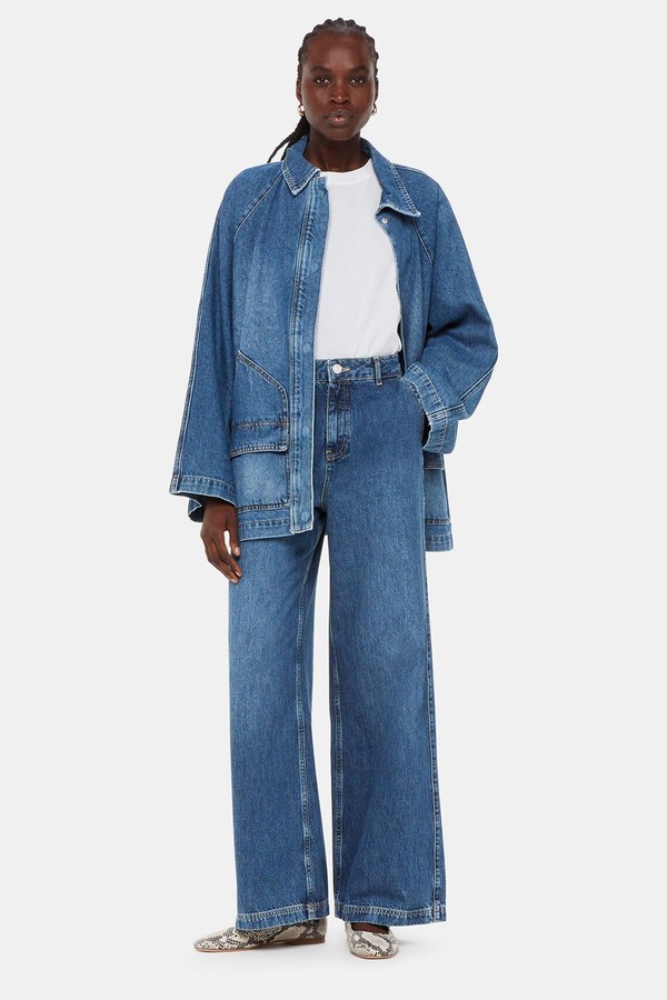 Wide Leg High Waist Jean