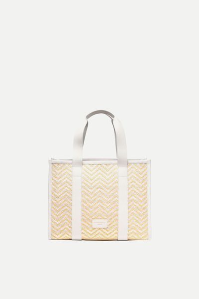 Henley Raffia Tote