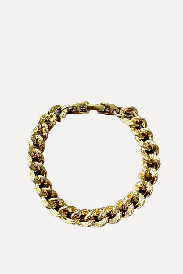 Detailed Curb Chain Bracelet from Alice Skewis