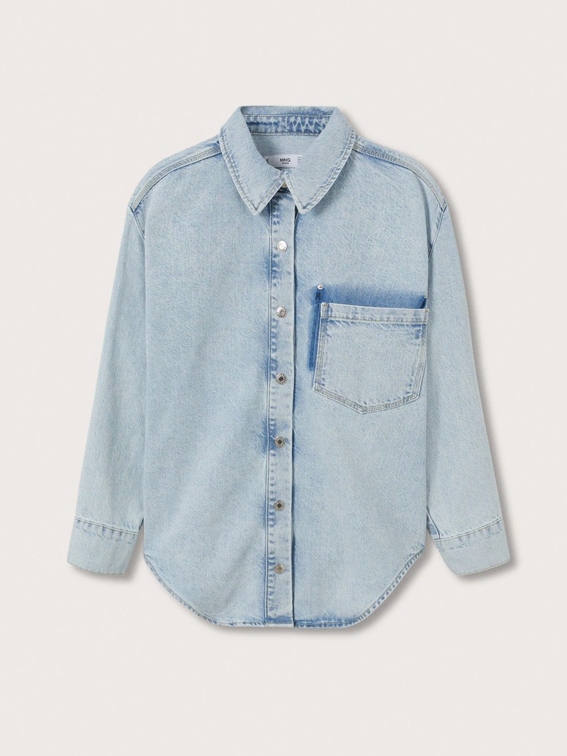 Oversized Denim Overshirt