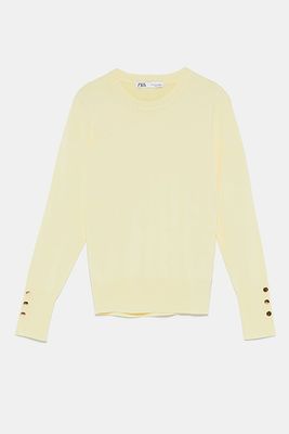 Sweater With Buttons from Zara