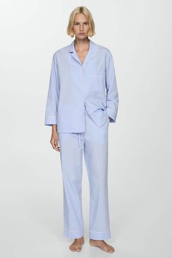 Straight Pyjama Trousers With Bow from Mango