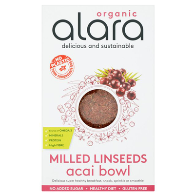 Milled Linseeds Acai Bowl from Alara Organic 
