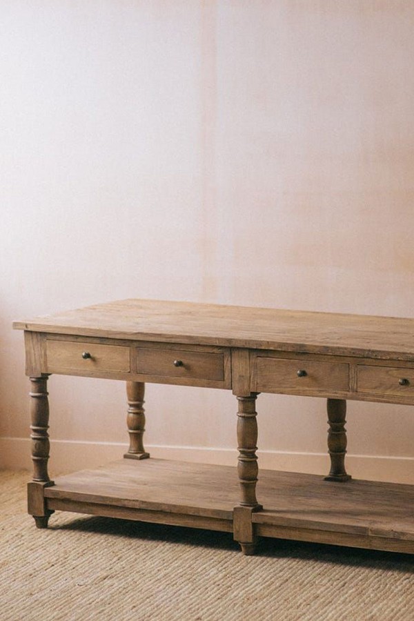 Reclaimed Haberdashers Kitchen Island from Graham & Green