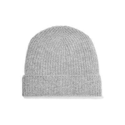 Ribbed Cashmere Beanie from Johnstons Of Elgrin