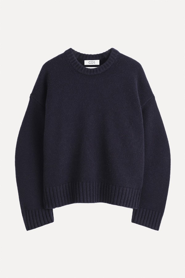 Chunky Cashmere Crew-Neck Jumper from COS