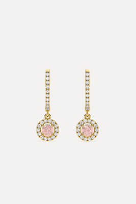 Ella Pink Lab Diamond Earrings
