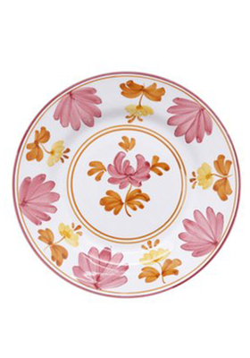 Blossom Hand-Painted Ceramic Fruit Plate from Cabana