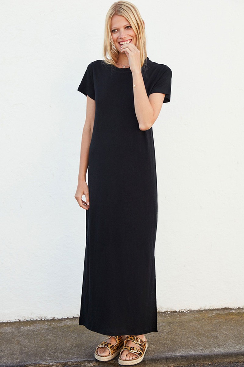 Linen Blend Maxi Dress, £75