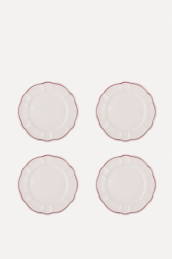 Set Of 4 Romilly Side Plates from Skye McAlpine Tavola
