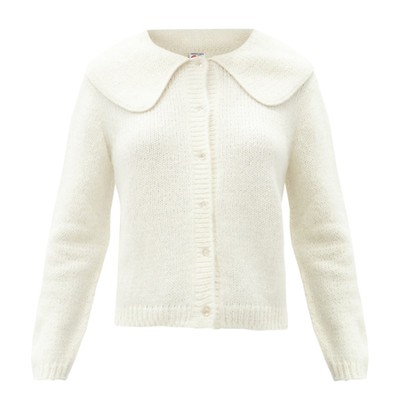 Clara Crystal-Button Wool-Blend Cardigan from Shrimps