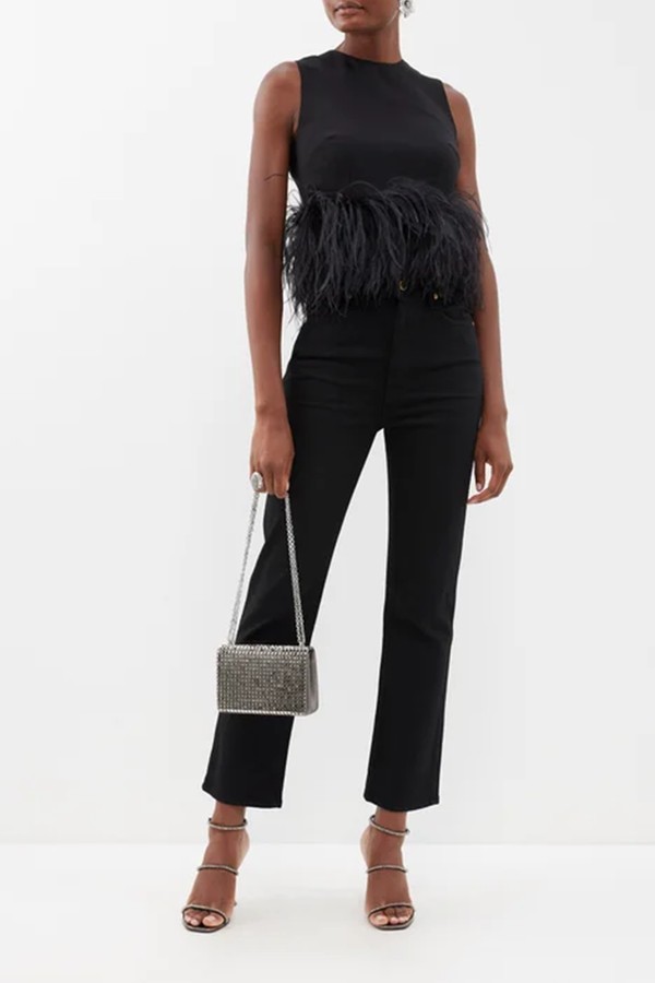 Cricket Squares Crystal-Embellished Clutch Bag from Judith Leiber
