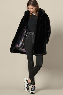 Faux Fur Coat from Sandro