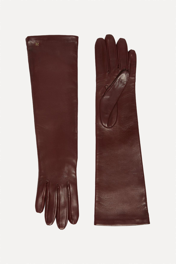 Long Nappa Leather Gloves from Max Mara