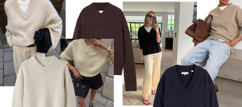 The Round Up: V-Neck Knits