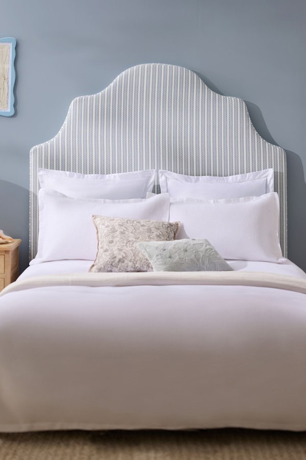 Patterned Emmett Stripe Grand Country Tall Upholstered Headboard from Next