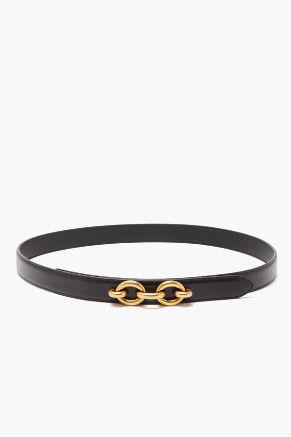 Maillon Leather Belt from Saint Laurent