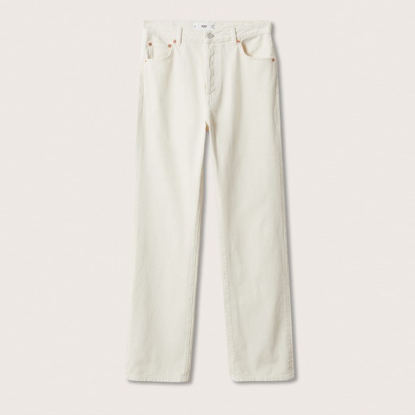 High Waist Straight Jeans from Mango