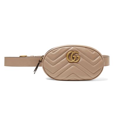 GG Marmont Quilted Leather Belt Bag from Gucci
