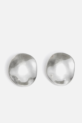Hammered Disc Earrings from Jigsaw