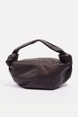 Double Knot Bag Purple Top Handle Handbag Leather  from Bottega Veneta 
