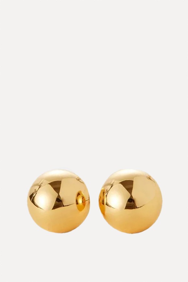 Aurora Small 14kt Gold-Dipped Stud Earrings from JENNY BIRD