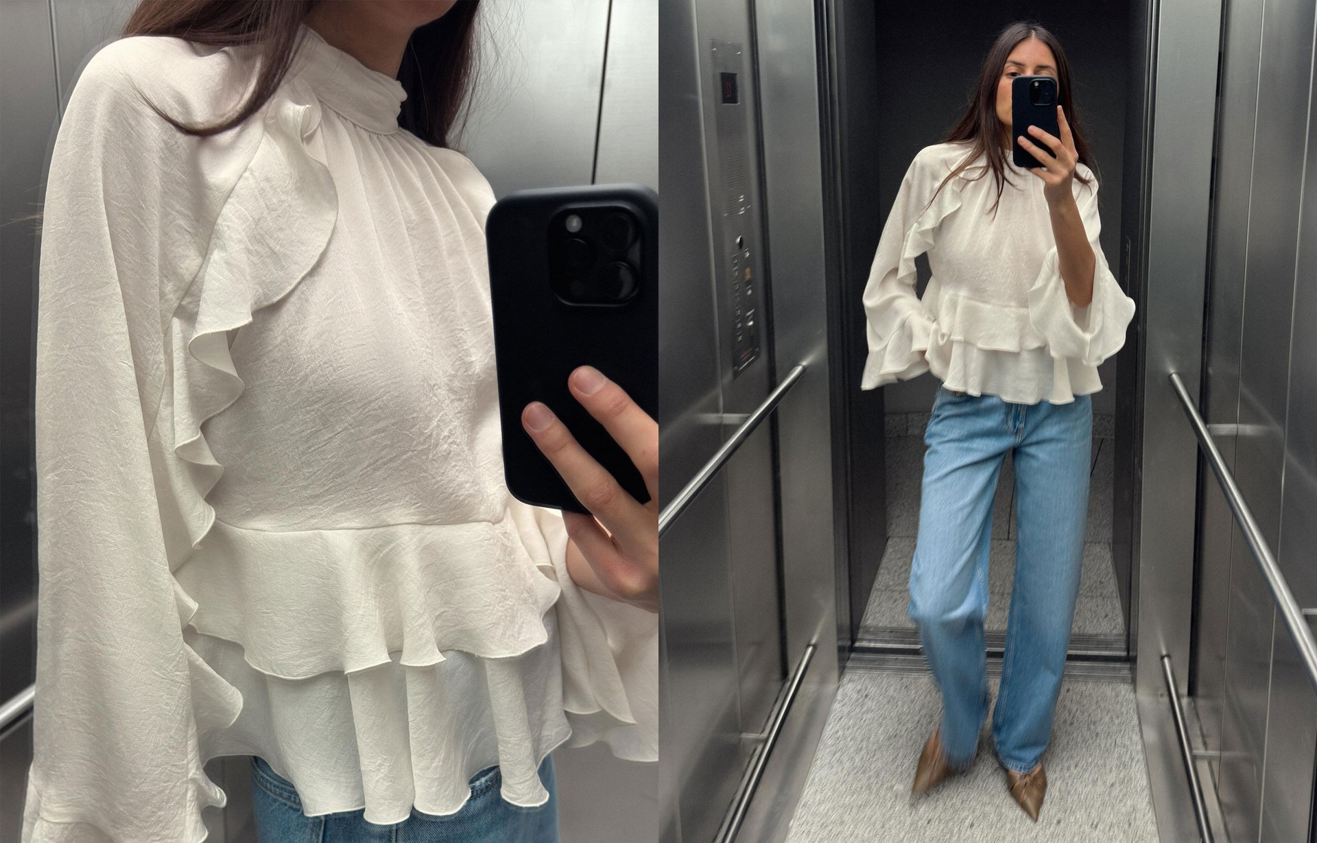 Blouse With Ruffles