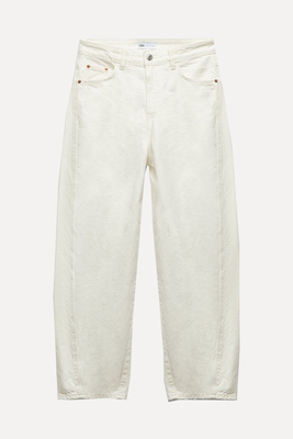 Mid-Rise Carrot Fit Jeans  from Zara