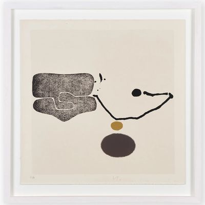 Points Of Contact Linear Development I Screenprint from Victor Pasmore