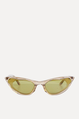 Skinny Cat Eye Transparent Sunglasses from Moy Atelier