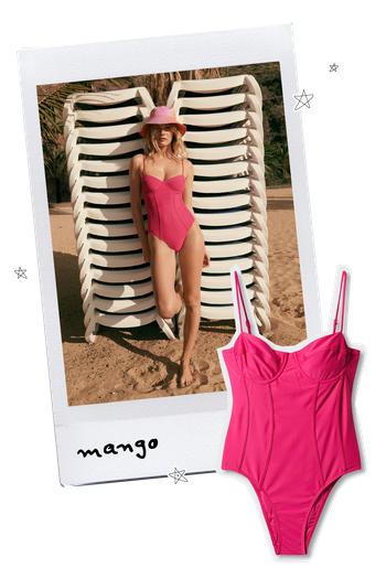 Cup Underwire Swimsuit  from Mango