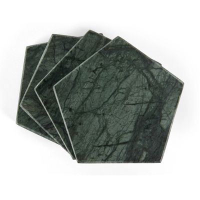 Green Marble Coasters