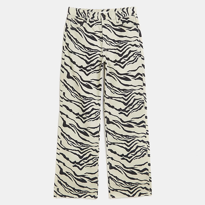 Zebra Print Jeans from River Island