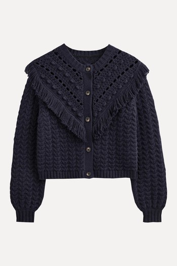 Fringe Detail Cardigan from Boden