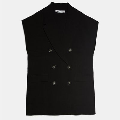 Oversize Knit Waistcoat from Zara