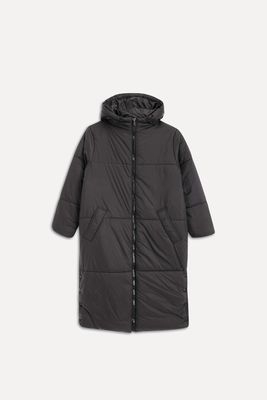 Plain Longline Quilted Coat from John Lewis ANYDAY