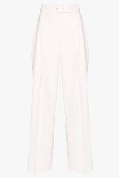 Elvira Belted Wide Leg Trousers from Frankie Shop