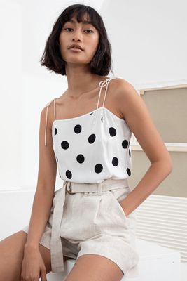 Tie Shoulder Tank Top from & Other Stories