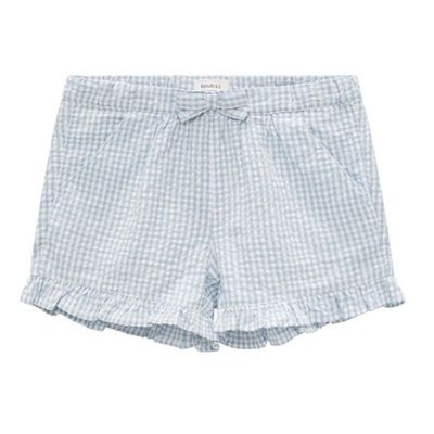 Check Shorts with Frills