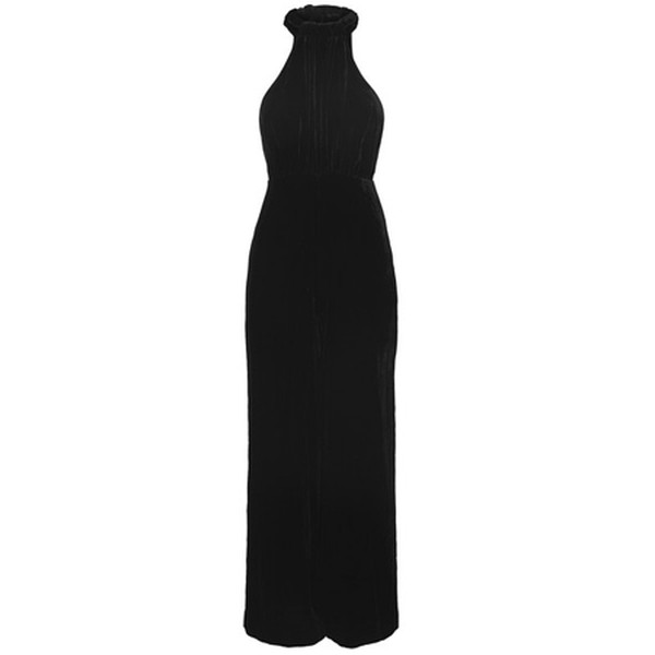 Velvet Halterneck Jumpsuit