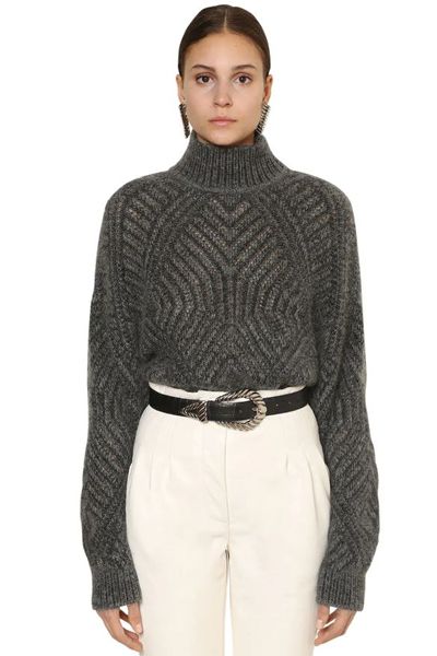 Superkid Mohair Blend Knit Sweater from Alberta Ferretti